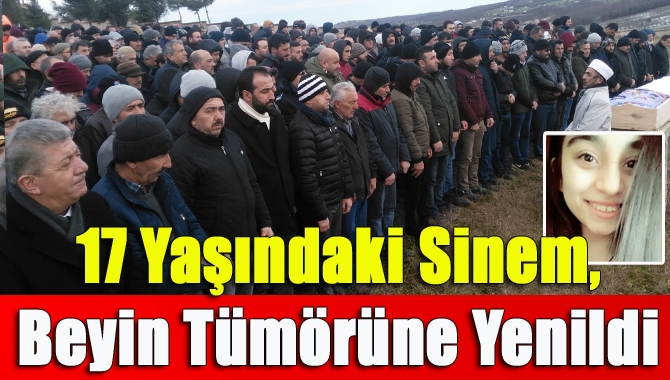 Kandıra Anadolu Lisesi öğrencilerinden 17 yaşındaki Sinem Sevim, yakalandığı beyin