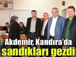 CHP il yönetiminden Prof. Dr. Ali Akdemir, Kandıradaki okulları tek