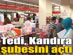 Tedi Discount Tekstil Mağazacılık, Kocaelindeki 15nci şubesini Kandıraya açarak hizmet