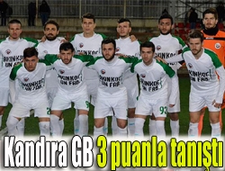 Amatör Süper lig Play-offun iddialı takımlarından Kandıra GB Belediyespor evinde