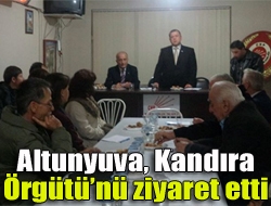 CHP İl Başkanı Cihat Altunyuva, Kandıra İlçe Örgütünün daraltılmış ilçe