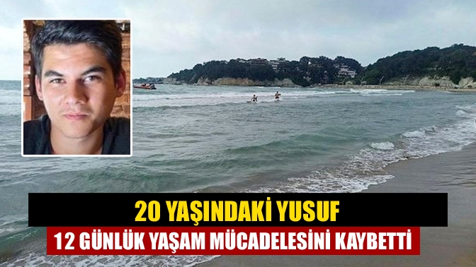 Kandıra Kumcağaz Sahilinde boğulma tehlikesi geçirerek hastaneye kaldırılan 20 yaşındaki