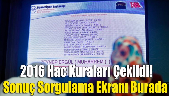 Kutsal topraklara gitmek için başvuruda bulunan 1 milyon 760 bin
