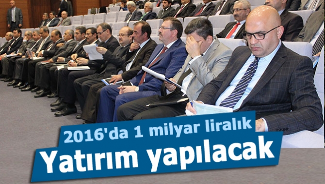Kocaeli Valisi Hasan Bari “2016 yılı kamu yatırımlarının ele alındığı