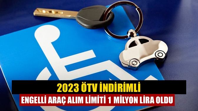 Resmi Gazetede yayımlandı, yürürlüğe girdi. 2023 yılı için ÖTV indirimli