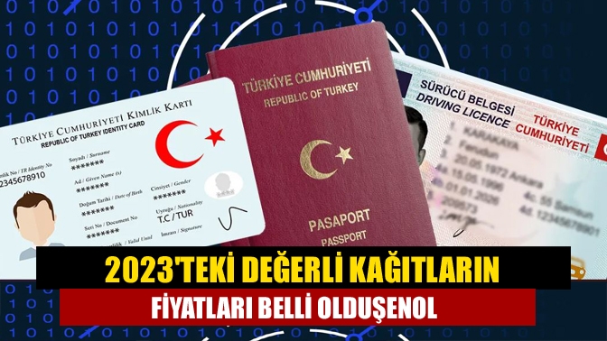 Değerli kağıtların, 2023 yılında uygulanacak satış bedelleri belirlendi. Hazine ve