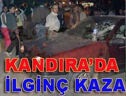 Kandıra’da akşam saatlerinde yaşanan trafik kazasında Kadir Gürcan Ağır yaralanarak,