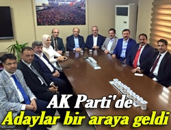 1 Kasım seçimleri için listesini belirleyen AK Partide hareketlilik devam
