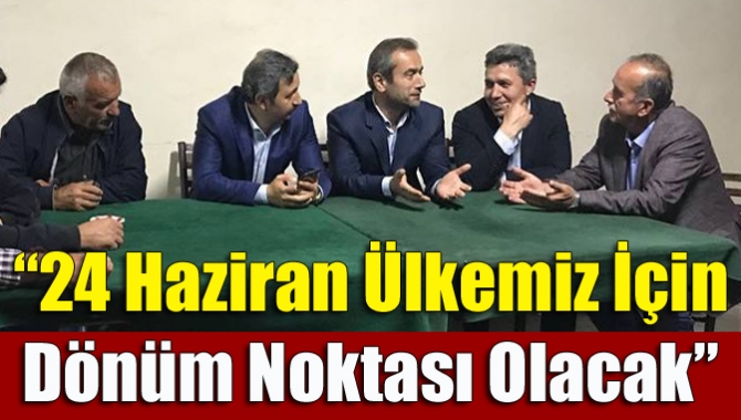 AK Parti Kocaeli Milletvekili Mehmet Akif Yılmaz Kandıra’da seçim çalışmalarına