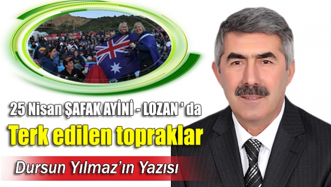 İngiliz heyeti bşk Lord Curzon , Anafartalar sahili bölgesini 