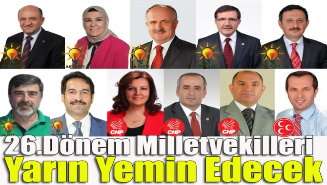 1 Kasım seçimleri sonrası milletvekilleri yarın yemin edecek .Geçici Meclis
