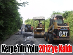 Kandıra sahillerinin turizm alanı ilan edilmesiyle birlikte Kerpe yolunun genişletileceği