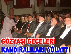 Gözyaşı Geceleri Kandıralıları ağlattı Kandıralılara Hizmet Derneği, gerçekleştirdiği sanat etkinlikleriyle büyük takdir topluyor.