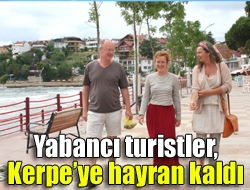 Kandıra sahillerinin ününü duyarak Almanya Hamburgdan ziyarete gelen Aslauger ailesi,