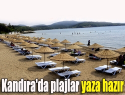 Belde A.Ş. personelinin görev yapacağı Cebeci, Kerpe plajları yaza hazırlandı.