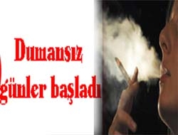 Sigara yasağı kentin de gündemine oturmuş durumda