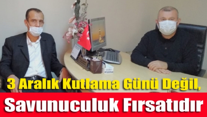 Kocaeli Kandıra Tek Çatı Engelliler Yardımlaşma ve Dayanışma Derneği Başkanı
