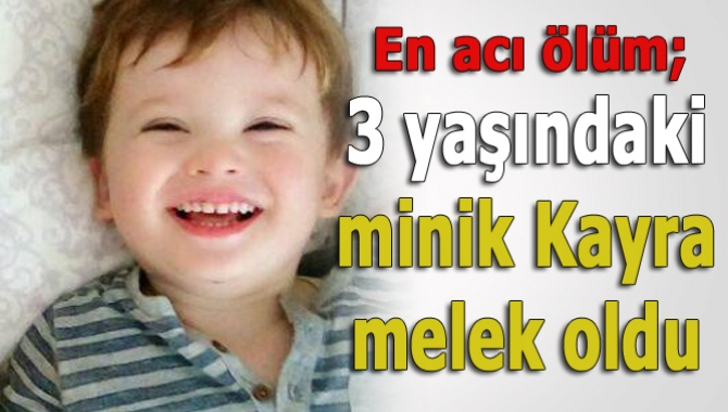 Kandıra İlçe Emniyet Müdürü Ali Çalışkan’ın 3 yaşındaki torunu Yağız