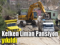 Kocaeli Büyükşehir Belediyesinin liman düzenleme projesi kapsamında Kefken Limanında bulunan