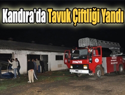 Kandıra'da bir tavuk çiftliğinde çıkan yangın maddi hasara neden oldu.