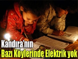 Kandıranın bazı köylerinde dün gece kesilen elektrik bu gece de