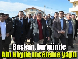 Büyükşehir Belediye Başkanı İbrahim Karaosmanoğlu, bir günde Kandıranın altı köyünde