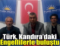 TÜRK Parti Kocaeli Milletvekili Adayı Ergün Türk, Kandıradaki engelli vatandaşlarla