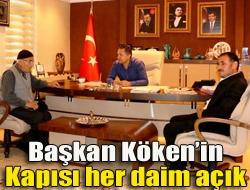 Kandıra Belediye Başkanı Ünal Köken vatandaşlarla yüz yüze görüşmeyi sürdürüyor.
