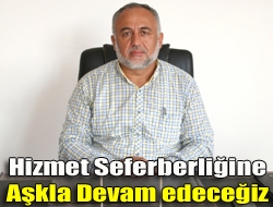 AK Parti Kandıra İlçe Başkanı Yunus Özder, Hizmet seferberliğine ilk