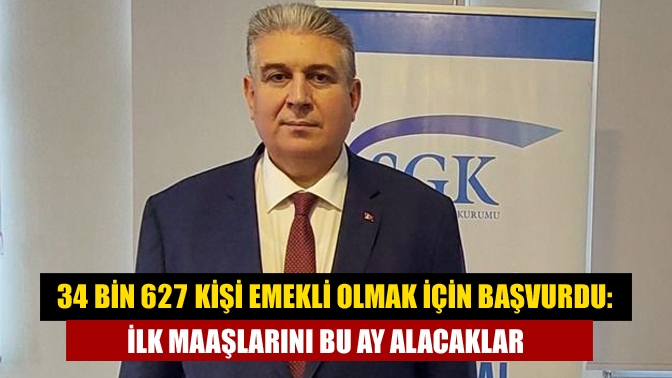 Yıllardır beklenen EYT yasası ile ilimizde bugün itibariyle 34 bin