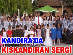 Kandıra Halk Eğitim Müdürlüğü tarafından düzenlenen giyim ve mefruşat kurslarına