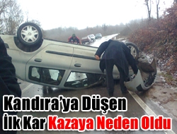 Kandıra Akıncı Köyü Muhtarı Recep Yılman kendi özel aracı ile
