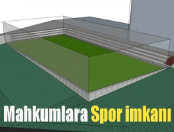 Kocaeli Büyükşehir Belediyesi Kandıra Açık Cezaevine futbol sahası yapacak