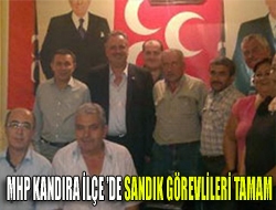 MHP Kandıra İlçe Teşkilatı, sandık görevlilerini belirledi. İlçe başkanı Zekeriya
