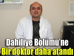M. Kazım Dinç Kandıra Devlet Hastanesi Dâhiliye Bölümünde gören yapan