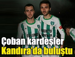 Amatör Süper Ligin başarılı orta saha futbolcuları Tolga Çoban ve