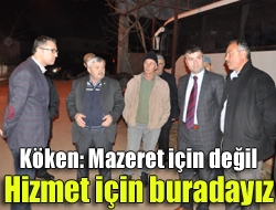 Kandıra Lokmanlı Mahallesini ekibiyle birlikte ziyaret eden Kandıra Belediye Başkanı