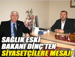 Dönemin Sağlık Bakanı Kazım Dinç, yerel seçimlere sayılı günler kala