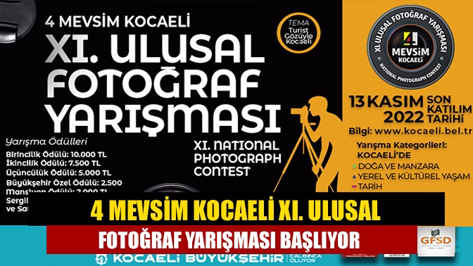 eleneksel 4 Mevsim Kocaeli Fotoğraf Yarışması, bu yıl ‘’Turist Gözüyle