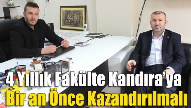 Kandıra’ya fakülte yapılması için 30 dönümlük arazi bağışında bulunan iş