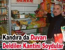 Kandıra Lisesi okul kantini geçtiğimiz hafta sonu kimliği belirsiz kişi