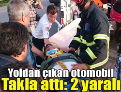 Kandıra yolu cezaevleri mevkiinde sürücüsünün direksiyon hakimiyetini kaybetmesi sonucu kontrolden