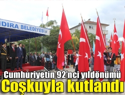 Türkiye Cumhuriyetinin 92nci yıl dönümü tüm yurtta olduğu gibi Kandırada