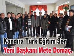 Türk Eğitim-Sen Kandıra üyeleri yeni yönetim oluşturmak için  Kandıra