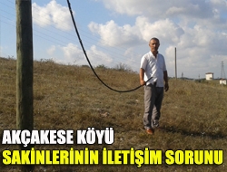 Akçakese Köyünün yaklaşık 1 ay önce 300 metre uzunluğundaki TELEKOM