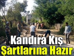 Kandırada vatandaşın kış şartlarından dolayı 