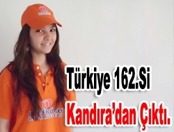 Kandıralı Sena Önen bu yıl girdiği LYS sınavında göstermiş olduğu