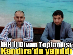 İnsani Yardım Vakfının (İHH) Kocaeli İl Divan Toplantısı, Kandırada gerçekleşti.