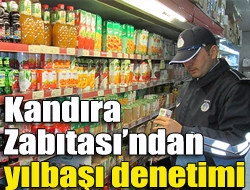 Kandıra Belediyesi Zabıta Müdürlüğü ekipleri, 2015in arifesinde yılbaşı denetimleri yaparak