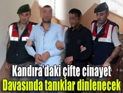 Kandırada iki kişinin öldürüldüğü olayla ilgili davaya devam edildi. Mahkeme